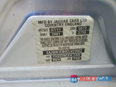 Zdjęcie 12 z 12 samochodu: 2012 JAGUAR XJ VIN:SAJWA1CB9CLV23502 - miniatura