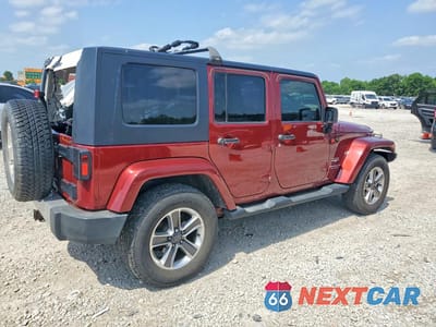 Trzecie zdjęcie samochodu z tyłu: 2009 JEEP WRANGLER UNLIMITED SAHARA VIN:1J4GA59179L767158 - miniatura