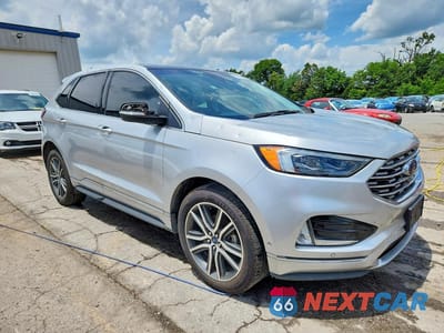Czwarte zdjęcie samochodu z boku: 2019 FORD EDGE TITANIUM VIN:2FMPK3K97KBC06449 - miniatura