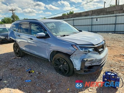 Czwarte zdjęcie samochodu z boku: 2022 HONDA PILOT SE VIN:5FNYF6H27NB045200 - miniatura