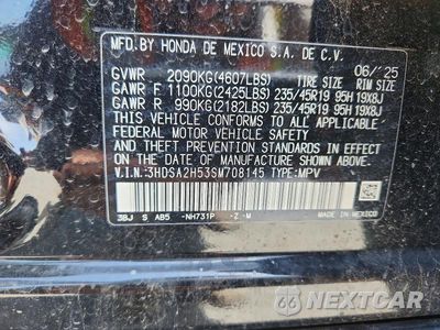Zdjęcie 12 z 12 samochodu: 2025 ACURA ADX A-SPEC VIN:3HDSA2H53SM708145 - miniatura