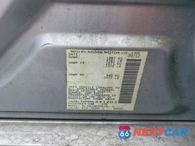 Zdjęcie 12 z 12 samochodu: 2013 NISSAN ALTIMA 3.5 S VIN:1N4BL3AP9DN441203 - miniatura