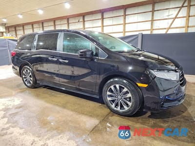 Czwarte zdjęcie samochodu z boku: 2024 HONDA ODYSSEY EXL VIN:5FNRL6H63RB041697 - miniatura