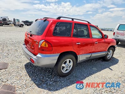 Trzecie zdjęcie samochodu z tyłu: 2003 HYUNDAI SANTA FE VIN:KM8SC13E33U472666 - miniatura