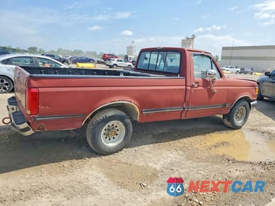 Trzecie zdjęcie samochodu z tyłu: 1991 FORD F150 VIN:1FTDF15N5MNB02834 - miniatura