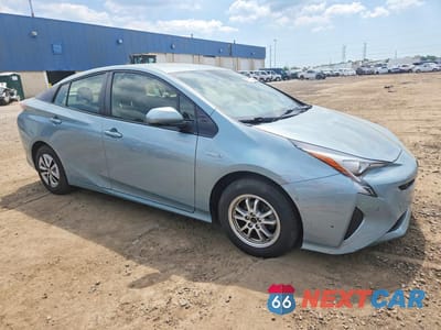 Czwarte zdjęcie samochodu z boku: 2018 TOYOTA PRIUS TWO VIN:JTDKBRFU4J3584064 - miniatura