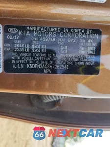Zdjęcie 13 z 13 samochodu: 2017 KIA SPORTAGE EX VIN:KNDPN3AC8H7262541 - miniatura