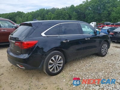 Trzecie zdjęcie samochodu z tyłu: 2014 ACURA MDX TECHNOLOGY VIN:5FRYD4H6XEB050127 - miniatura