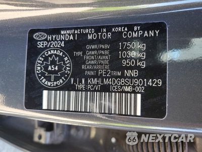 Zdjęcie 12 z 12 samochodu: 2025 HYUNDAI ELANTRA SEL SPORT VIN:KMHLM4DG8SU901429 - miniatura