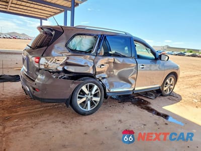 Trzecie zdjęcie samochodu z tyłu: 2013 NISSAN PATHFINDER S VIN:5N1AR2MN1DC611408 - miniatura