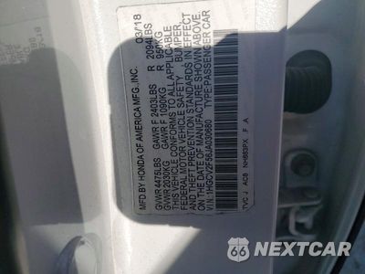 Zdjęcie 12 z 12 samochodu: 2018 HONDA ACCORD EXL VIN:1HGCV2F56JA030680 - miniatura