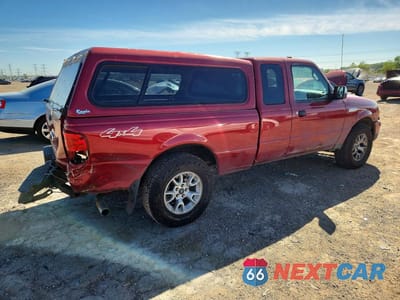 Trzecie zdjęcie samochodu z tyłu: 2010 FORD RANGER SUPER CAB VIN:1FTLR4FEXAPA29978 - miniatura