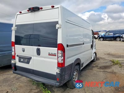 Trzecie zdjęcie samochodu z tyłu: 2022 RAM PROMASTER 2500 2500 HIGH VIN:3C6LRVCG1NE107900 - miniatura