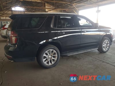 Trzecie zdjęcie samochodu z tyłu: 2023 CHEVROLET TAHOE K1500 PREMIER VIN:1GNSKSKD7PR304163 - miniatura