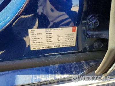 Zdjęcie 12 z 12 samochodu: 2018 TESLA MODEL S VIN:5YJSA1E2XJF247339 - miniatura
