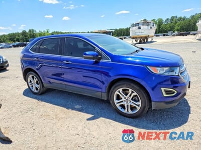 Czwarte zdjęcie samochodu z boku: 2015 FORD EDGE TITANIUM VIN:2FMTK4K98FBB47910 - miniatura