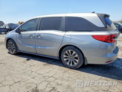 Drugie zdjęcie samochodu z przodu: 2022 HONDA ODYSSEY EXL VIN:5FNRL6H74NB001728 - miniatura