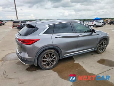 Trzecie zdjęcie samochodu z tyłu: 2019 INFINITI QX50 ESSENTIAL VIN:3PCAJ5M12KF101806 - miniatura