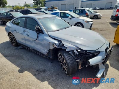 Czwarte zdjęcie samochodu z boku: 2023 BMW I4 EDRIVE 40 VIN:WBY73AW01PFN50235 - miniatura