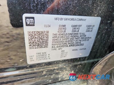 Zdjęcie 13 z 13 samochodu: 2024 BUICK ENCORE GX SPORT TOURING VIN:KL4AMDSL6RB164355 - miniatura