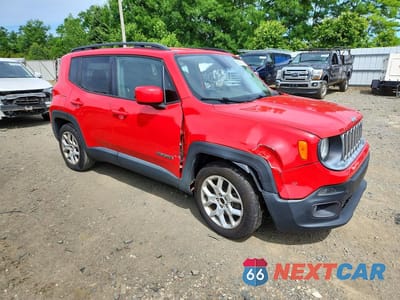 Czwarte zdjęcie samochodu z boku: 2016 JEEP RENEGADE LATITUDE VIN:ZACCJABT6GPD08141 - miniatura