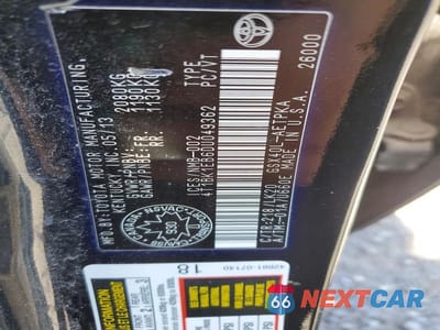 Zdjęcie 12 z 12 samochodu: 2013 TOYOTA AVALON XLE VIN:4T1BK1EB6DU049362 - miniatura