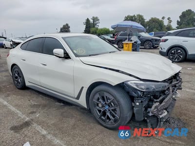 Czwarte zdjęcie samochodu z boku: 2024 BMW I4 EDRIVE 35 VIN:WBY43AW02RFT04462 - miniatura