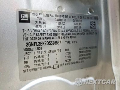 Zdjęcie 13 z 13 samochodu: 2013 CHEVROLET CAPTIVA LT VIN:3GNFL3EK2DS526567 - miniatura