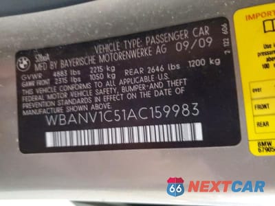Zdjęcie 12 z 12 samochodu: 2010 BMW 528 XI VIN:WBANV1C51AC159983 - miniatura