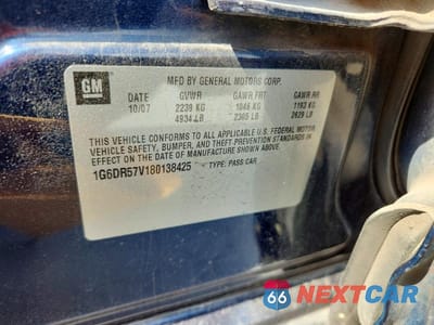 Zdjęcie 12 z 12 samochodu: 2008 CADILLAC CTS HI FEATURE V6 VIN:1G6DR57V180138425 - miniatura