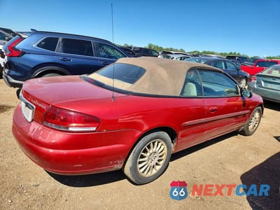 Trzecie zdjęcie samochodu z tyłu: 2006 CHRYSLER SEBRING TOURING VIN:1C3EL55R16N153889 - miniatura