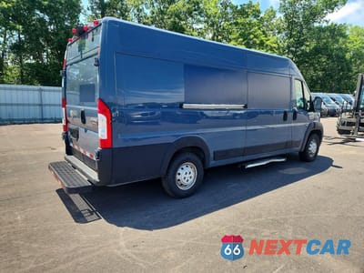 Trzecie zdjęcie samochodu z tyłu: 2020 RAM PROMASTER 3500 DELIVERY VAN VIN:3C6URVJG9LE139823 - miniatura