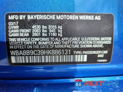Zdjęcie 12 z 12 samochodu: 2017 BMW 330 I VIN:WBA8B9C39HK886131 - miniatura