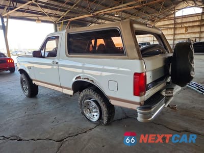Drugie zdjęcie samochodu z przodu: 1996 FORD BRONCO U100 VIN:1FMEU15H0TLB72784 - miniatura