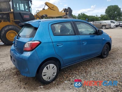 Trzecie zdjęcie samochodu z tyłu: 2024 MITSUBISHI MIRAGE ES VIN:ML32AUHJ5RH032308 - miniatura