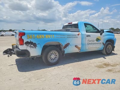 Trzecie zdjęcie samochodu z tyłu: 2021 CHEVROLET SILVERADO C1500 VIN:3GCNWAEK5MG325068 - miniatura