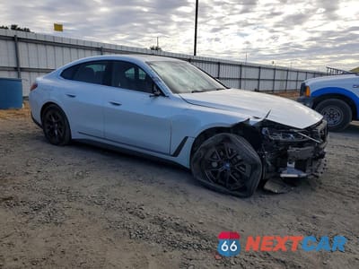 Czwarte zdjęcie samochodu z boku: 2024 BMW I4 EDRIVE 40 VIN:WBY73AW02RFT11912 - miniatura