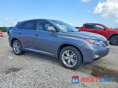 Czwarte zdjęcie samochodu z boku: 2012 LEXUS RX 450H VIN:JTJZB1BA9C2408189 - miniatura