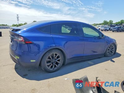Trzecie zdjęcie samochodu z tyłu: 2022 TESLA MODEL X VIN:7SAXCAE59NF361559 - miniatura