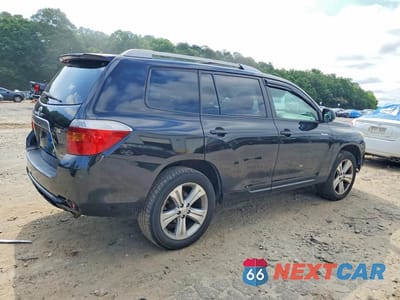 Trzecie zdjęcie samochodu z tyłu: 2008 TOYOTA HIGHLANDER SPORT VIN:JTEES43A982109595 - miniatura