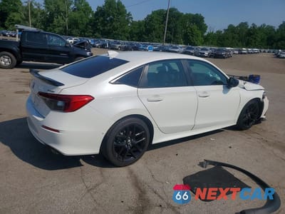 Trzecie zdjęcie samochodu z tyłu: 2023 HONDA CIVIC SPORT VIN:2HGFE2F51PH503442 - miniatura