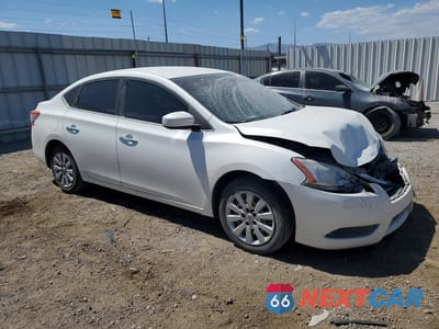 Czwarte zdjęcie samochodu z boku: 2013 NISSAN SENTRA S VIN:3N1AB7AP4DL670259 - miniatura