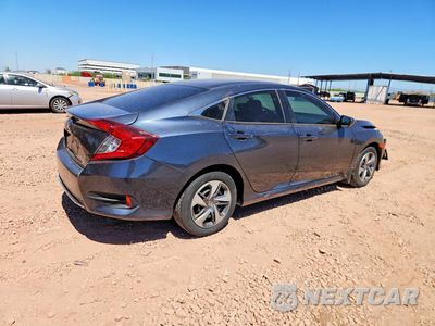 Trzecie zdjęcie samochodu z tyłu: 2021 HONDA CIVIC LX VIN:2HGFC2F61MH536998 - miniatura