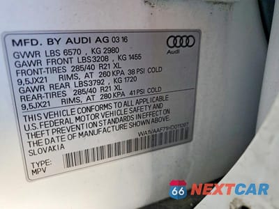 Zdjęcie 12 z 12 samochodu: 2017 AUDI Q7 PRESTIGE VIN:WA1VAAF71HD011097 - miniatura
