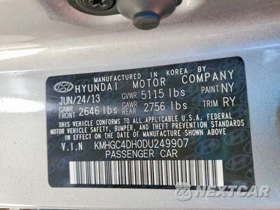 Zdjęcie 12 z 12 samochodu: 2013 HYUNDAI GENESIS 5.0L VIN:KMHGC4DH0DU249907 - miniatura