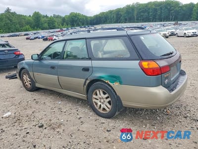 Drugie zdjęcie samochodu z przodu: 2002 SUBARU LEGACY OUTBACK VIN:4S3BH665827652625 - miniatura