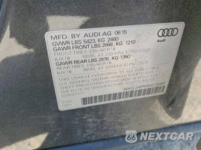 Zdjęcie 14 z 14 samochodu: 2016 AUDI Q5 VIN:WA1L2AFP8GA019346 - miniatura
