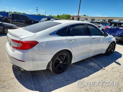 Trzecie zdjęcie samochodu z tyłu: 2019 HONDA ACCORD SPORT VIN:1HGCV1F30KA034198 - miniatura