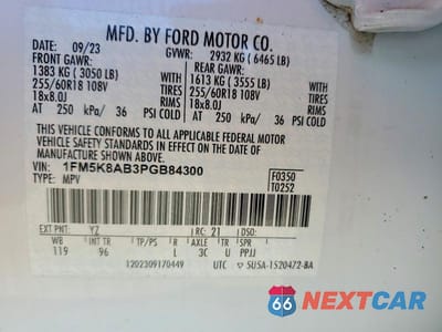 Zdjęcie 13 z 13 samochodu: 2023 FORD EXPLORER POLICE INTERCEPTOR VIN:1FM5K8AB3PGB84300 - miniatura