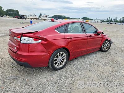 Trzecie zdjęcie samochodu z tyłu: 2020 FORD FUSION SE VIN:3FA6P0HD9LR103974 - miniatura